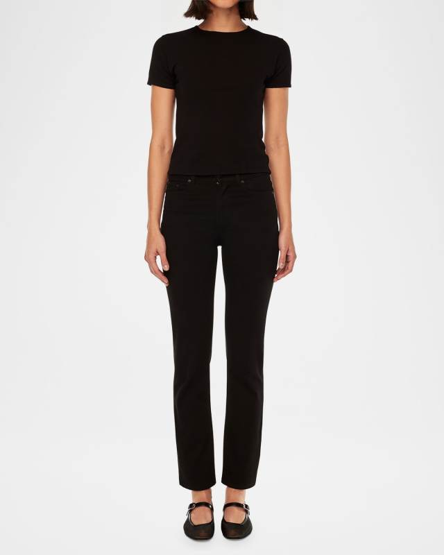 Halle Straight High-Rise Instasculpt Jeans